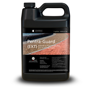 Black 1 gallon jug labeled Pentra-Guard EXT