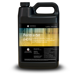 Black 1 gallon jug labeled Pentra-Sil HDS