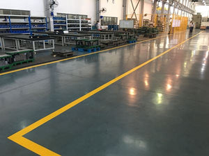 Warehouse floor treated with Pentra-Sil HD