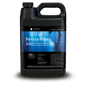 Black 1 gallon jug labeled Pentra-Finish HG