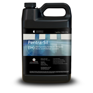 Black 1 gallon jug labeled Pentra-Sil IH