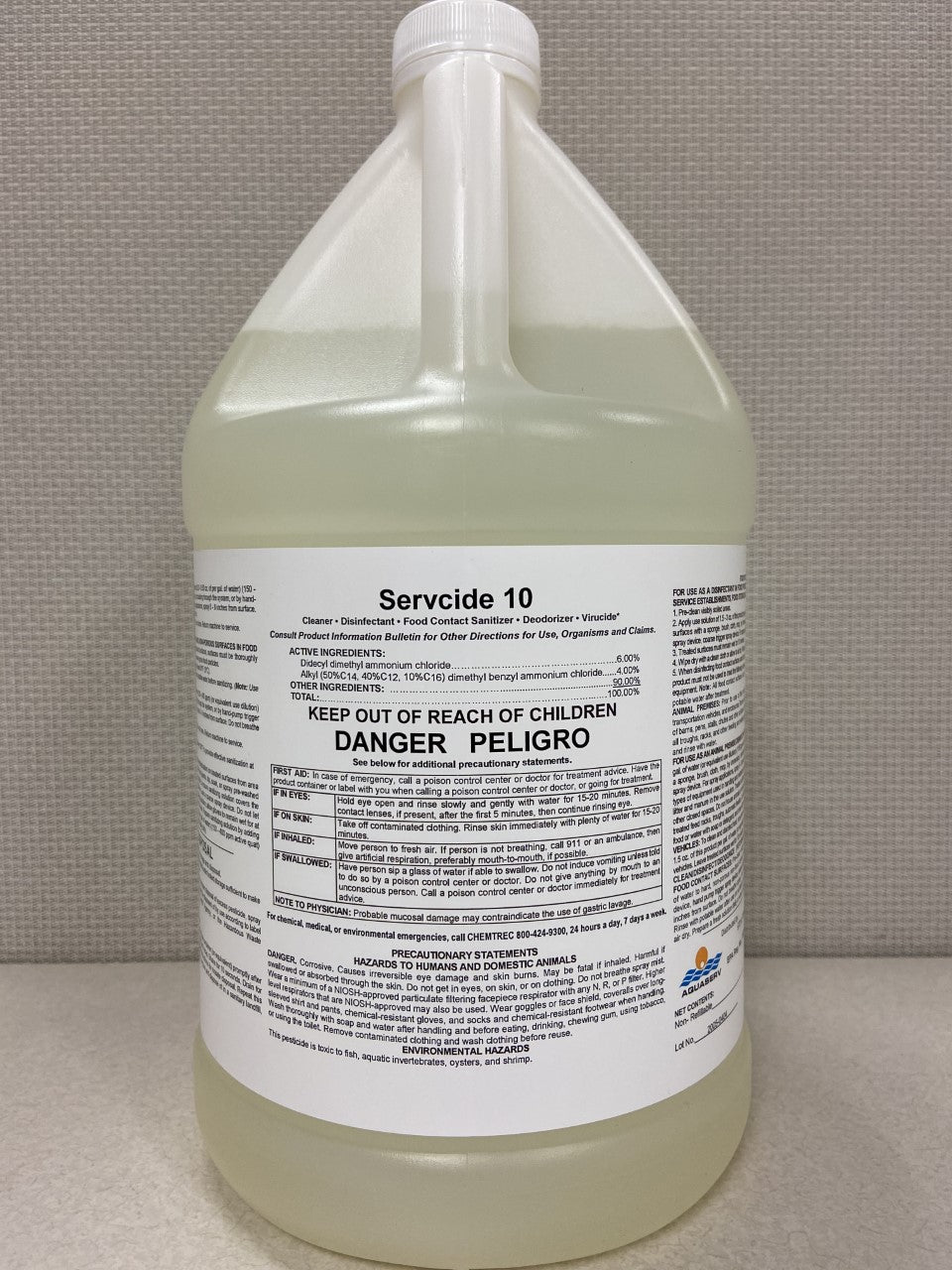 Servcide 10 | Disinfectant, Sanitizer Spray | Concentrate